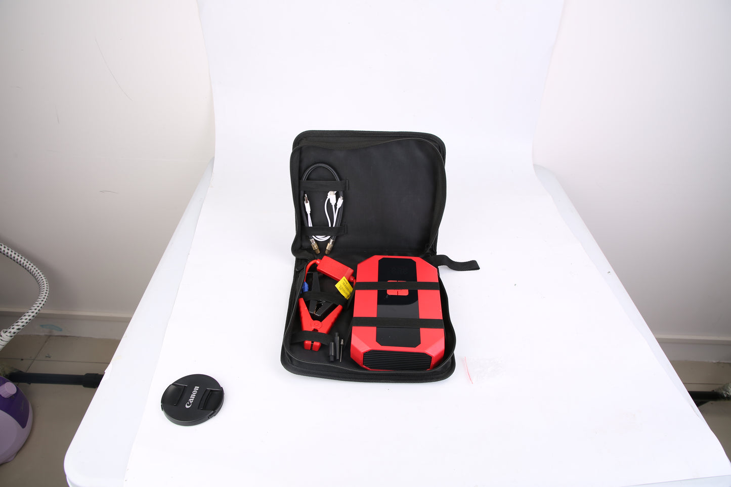 1500A Portable Car Jump Starter + Air Compressor (Emergency Power Kit)